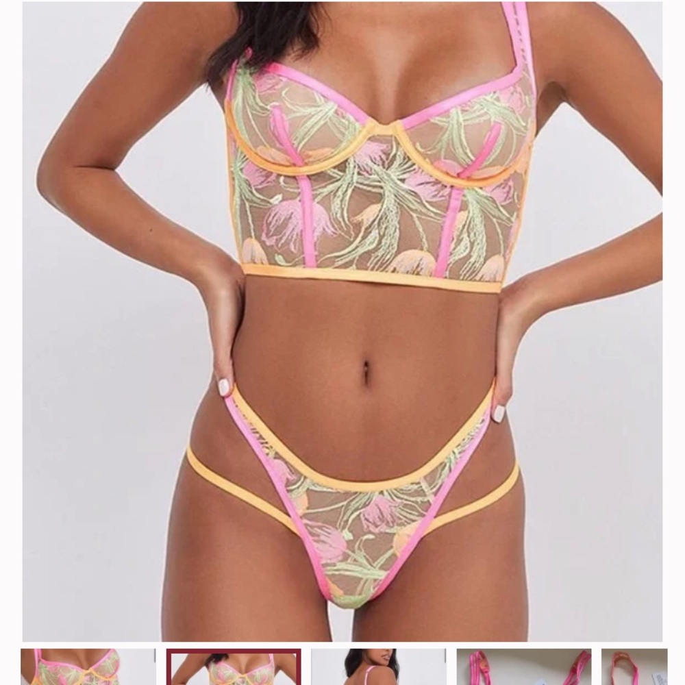 For Love and Lemons Neon Bustier